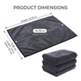 thumbnail image 2 of ROSEXIXI Microfiber Towels For Cars 3 Pcs 500g Twisted Loop Car Wash Drying Towel 30x40cm Lint-Free Absorbent Detailing Towels for Interior Exterior Vehicle Washing Polishing Drying, 2 of 6