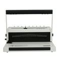 thumbnail image 1 of YS-W20A Full Draw Knife Double Wire Iron Ring Binding Machine 34 Hole A4 Punching Machine Picture Book Desk Calendar, 1 of 6