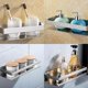 thumbnail image 5 of Bathroom Shower Shelf Stainless Steel Bath Kitchen Basket Shower Caddy Rack, Rustproof Metal Bathroom Storage Floating Shelves Wall, 5 of 5