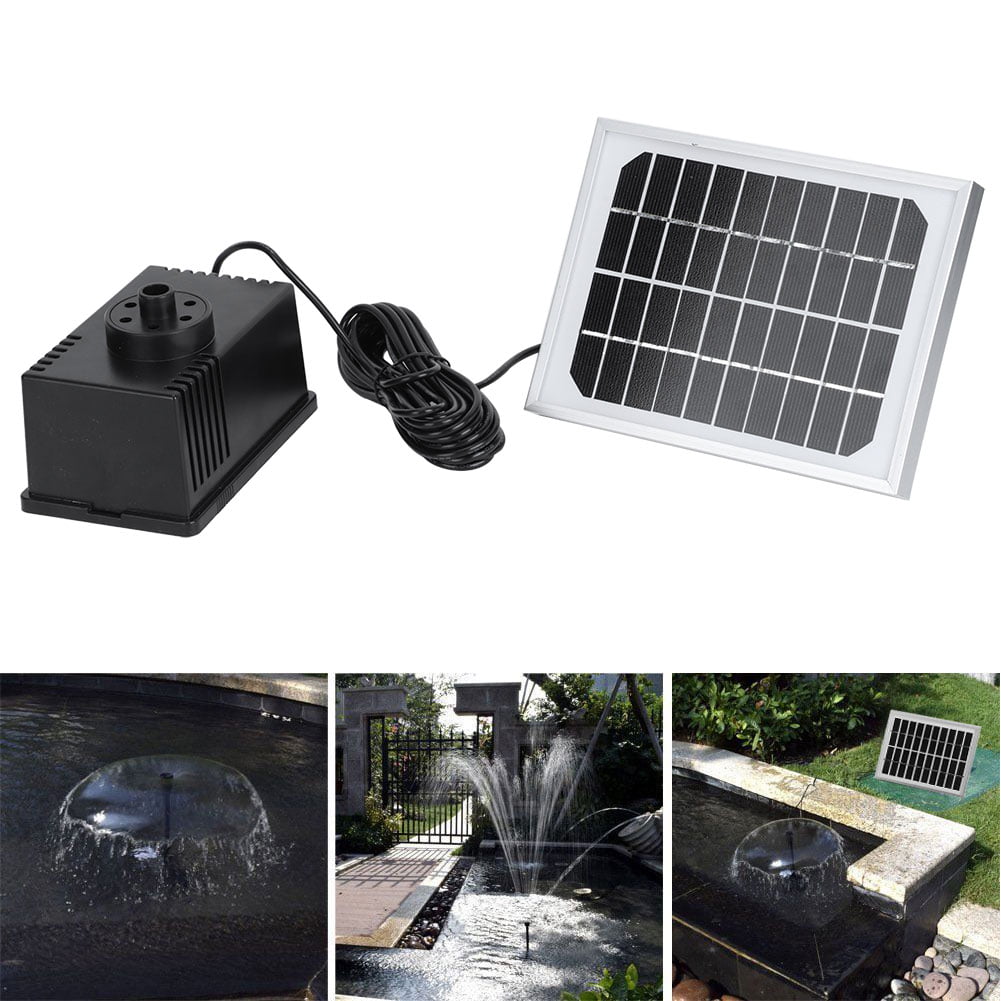 180L/H Solar Powered Fountain Water Pump Kit Floating Garden Pond Pool Fish Tank 