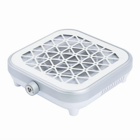 Dr.Pedi Professional Nail Dust Collector,  Portable Desktop Vacuum System with Adjustable Speed, Quiet Nail Drill Dust Extractor for Manicure & Pedicure, Home Salon Use, White