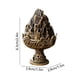 thumbnail image 3 of Juego de Quemadores de Incienso Huecos de Bronce con Tapa y Base Estable. Porta Incienso para Ramadán, Eid, Meditaciones, Yoga, Decoración Del Hogar, Práctica Espiritual. No Incluye Incienso., 3 of 6