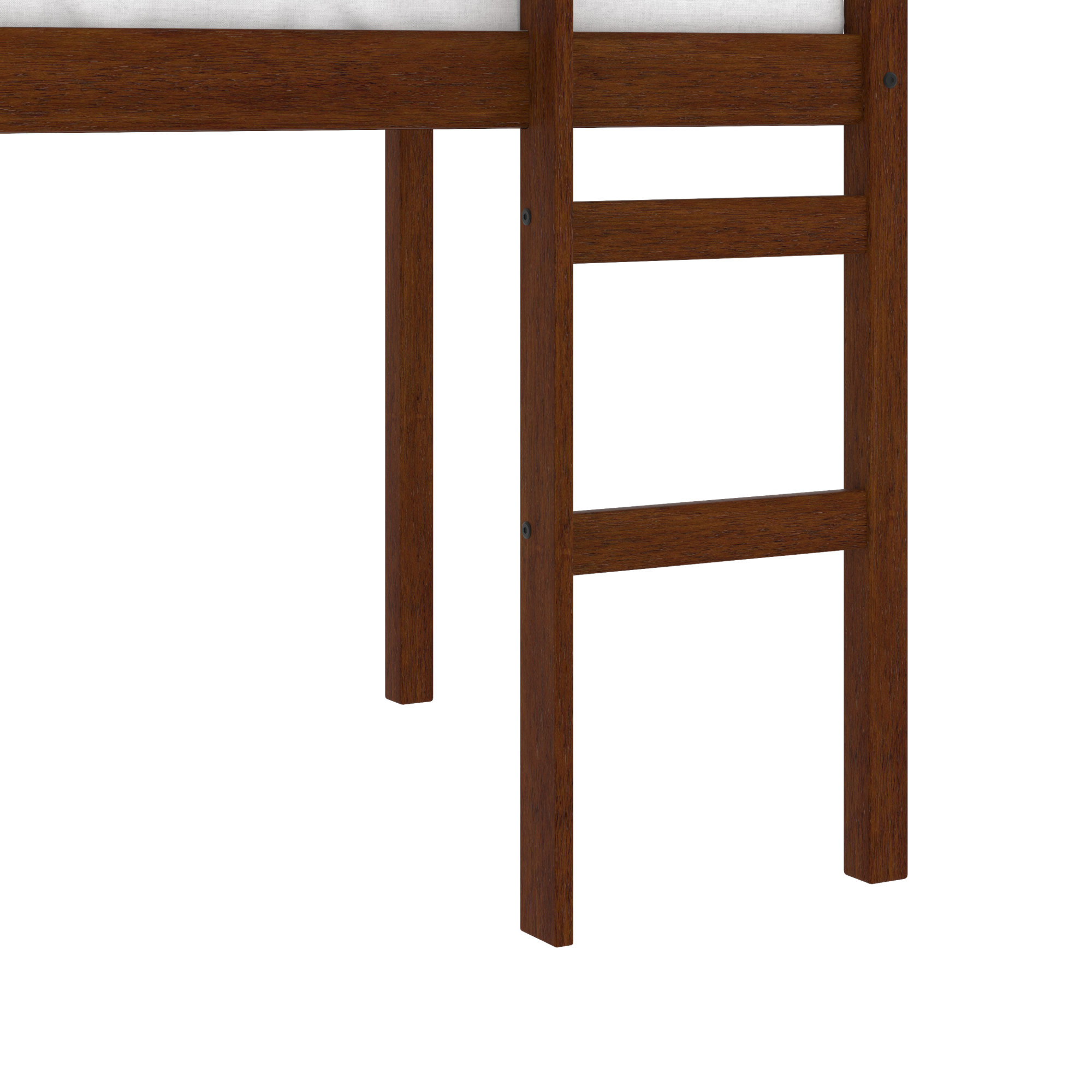 Campbell Wood Twin Junior Loft Bunk Bed, Oak