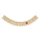 thumbnail image 1 of Banderines con letras para el DÍA DEL PADRE, banderines de arpillera con forma de corazón rojo, banderines decorativos de lino con diseño de cola de golondrina, suministros para fiestas, 1 of 5
