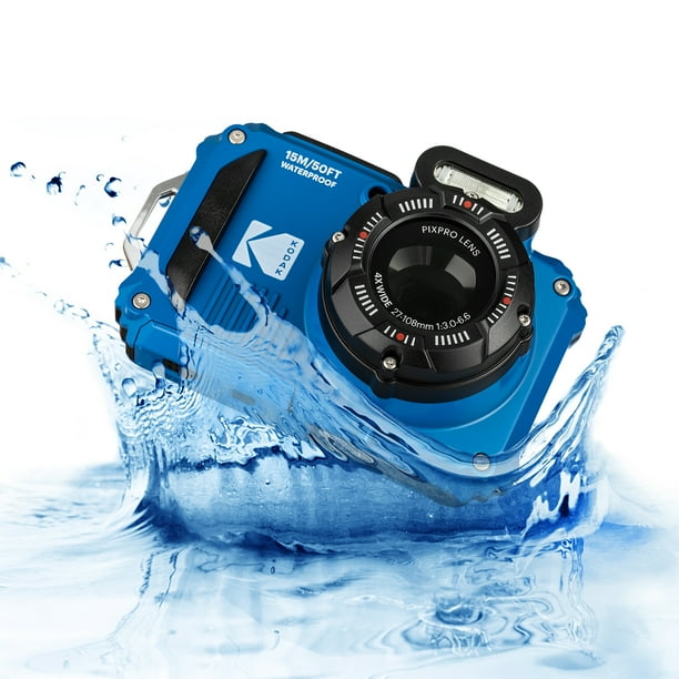 Kodak PIXPRO WPZ2 Digital Camera (Blue) | Waterproof, Shockproof