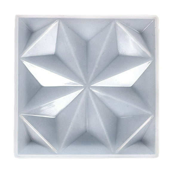 Geometric Themed Coasters Tray Silicone Mold Epoxy Resin Mold for Stylish Home Decoration Handmade Cup Mat Mould