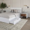 thumbnail image 4 of Nexera Porter 3-Piece Dual Storage Bedroom Set, White, Queen, 4 of 6