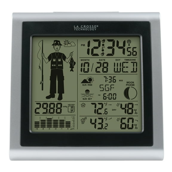La Crosse Technology Digital Wireless Weather Station with Fisherman Icon, 308-1451