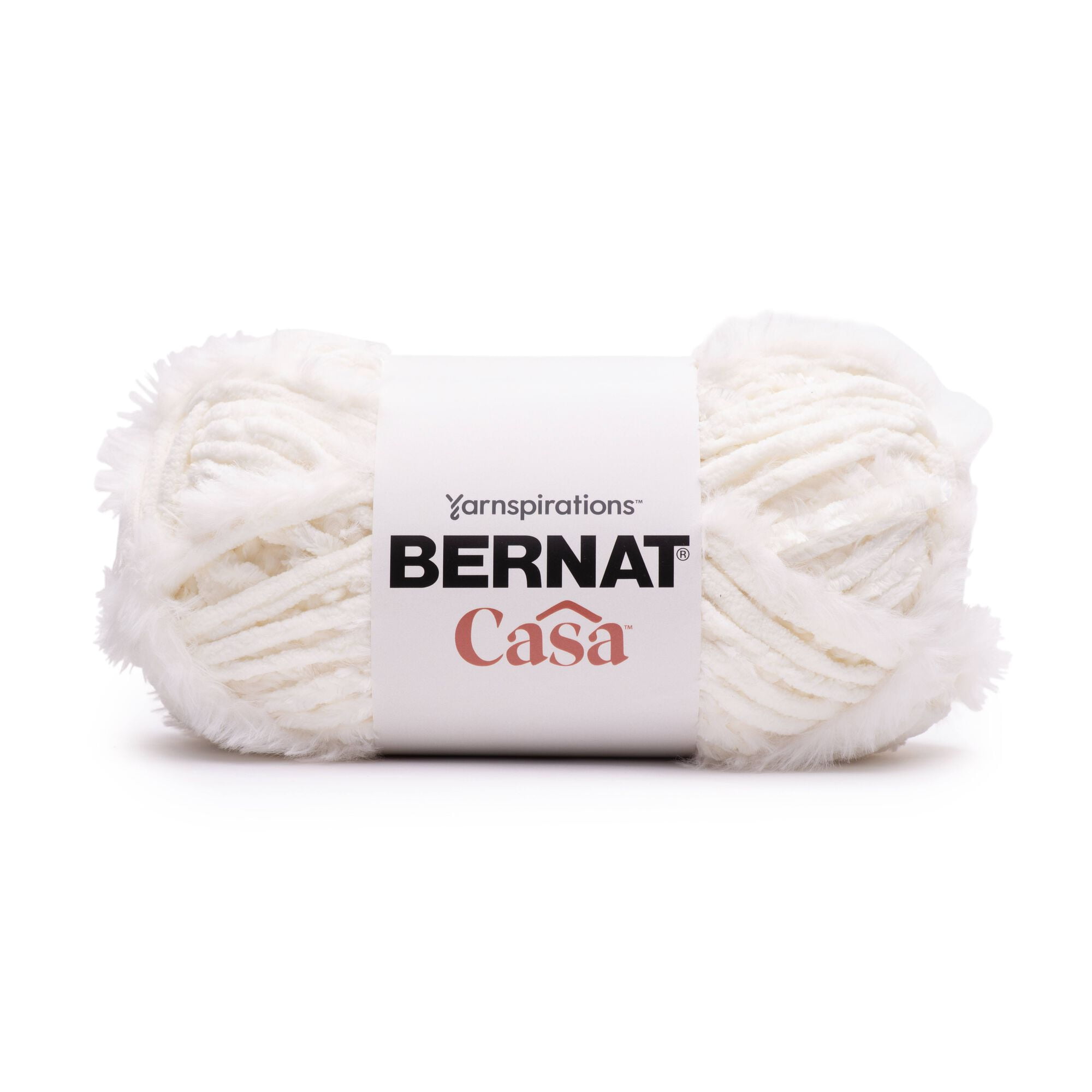 Bernat® Casa™ #6 Super Bulky Polyester-Acrylic Yarn, Cream 7.9oz/225g, 170 Yards