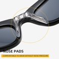thumbnail image 4 of Luna gafas de sol rectangulares mujeres hombres vintage ciclismo al aire libre deportes hip hop punk fotografía gafas, 4 of 5