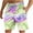 Green, variant on ZCFZJW Men's Swim Trunks Hawaiian Bathing Suit Swimsuits Lightweight Casual Big and Tall Summer Tie Dye Tropical Palm Tree Print Beach Board Shorts with Pockets Green L
