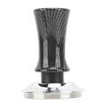 thumbnail image 2 of Carbon Fiber Handle Coffee Tamper with Stainless Steel Bottom, Durable, Elastic Design, Suitable for Home, 58mm, 2 of 8