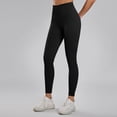 thumbnail image 5 of felwors Women Ribbed Seamless Leggings High Waisted Workout Gym Yoga Pants (Black, S), 5 of 6