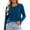 (New15)Blue, variant on Women's Long Sleeve Tops Plus Size Gathered Round Neck Stretchy Tees Comfortable Loose Tunic Shirt Versatile Commuter Spring Fall Everyday Wear