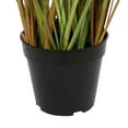 thumbnail image 4 of Vickerman 48" PVC Artificial Potted Green and Brown Grass and Plastic Grass., 4 of 4