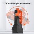 thumbnail image 2 of Ventilador de lámpara de escritorio Ventilador de luz portátil para viajes al aire libre Camping (naranja negro) Tmvgtek Libre de BPA, 2 of 9