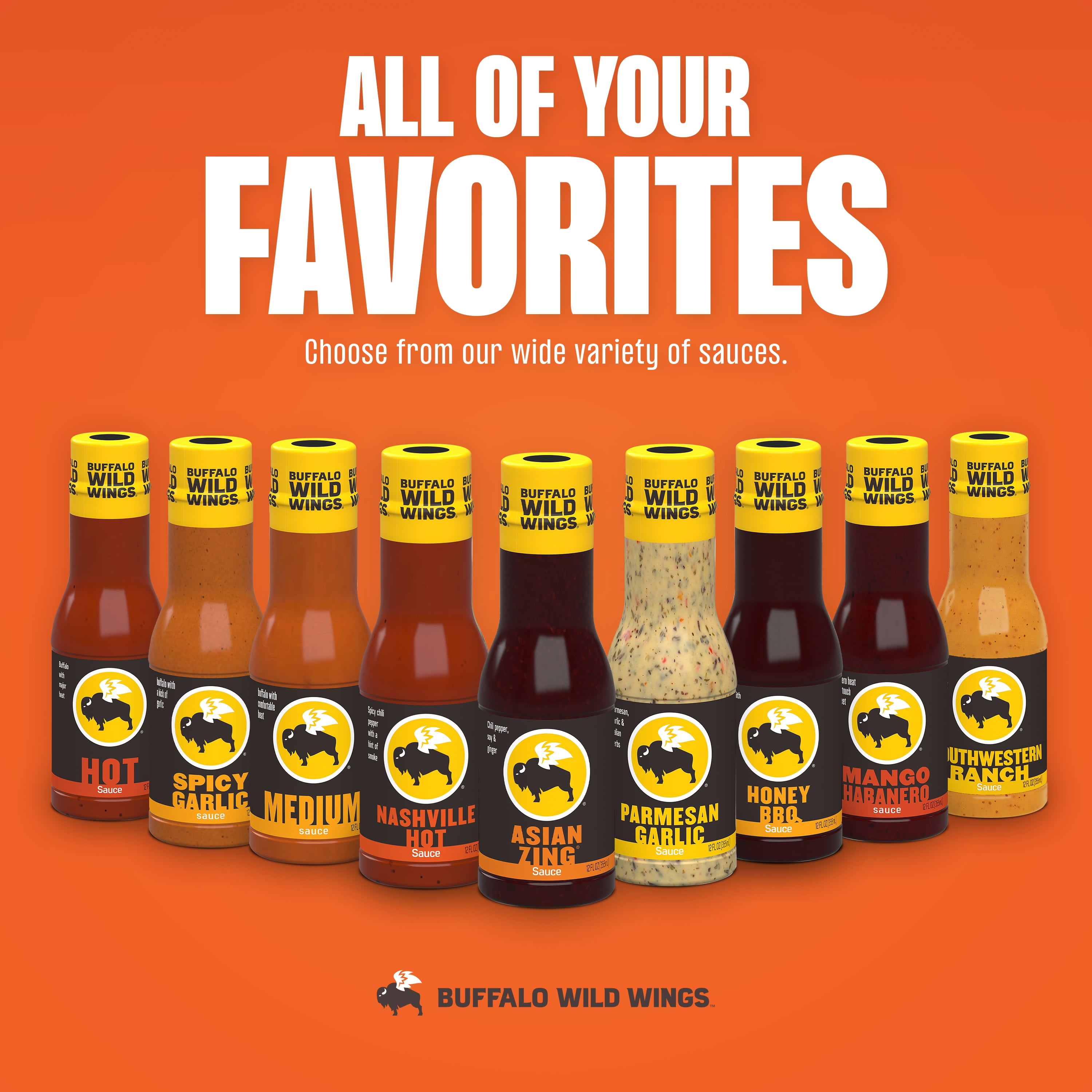 Buffalo Wild Wings Asian Zing Sauce, 12 fl. oz.