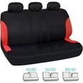 thumbnail image 3 of Seat Covers for Cars, Two-Tone Front Seat Covers with Matching Back Car Seat Cover, Made to Fit Most Auto Truck Van SUV, Interior Car Accessories, Car Seat Covers Full Set, 3 of 20