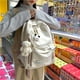 thumbnail image 4 of Mochila bonita de gran capacidad para estudiantes de secundaria, mochila escolar para mujeres, mochila para estudiantes universitarias, 4 of 6