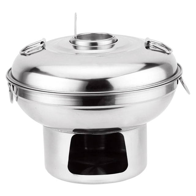 Olla caliente pequeña de acero inoxidable, utensilios de cocina portátiles, olla Shabu Shabu para el hogar, barbacoa, encimera, fiesta, restaurante 20cm