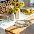 thumbnail image 4 of Green Eucalyptus African Women Round 13 Inch Placemats Set of 8, Spring Leaves Botanical HeatResistant Non Slip Place Mats for Dining Table, Wipeable Braided Kitchen Table Mats for Housewarming, 4 of 9