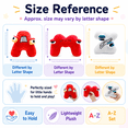 thumbnail image 2 of Letter E Plush Toy, Single Alphabet Initial Stuffed Letter for Kids, Soft ABC Plush Letter for Preschool Learning, Classroom Teaching, Kids Room Decor Gift, 2 of 7