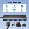 thumbnail image 2 of Concentrador USB UGREEN 4 puertos USB‑A 3.0 61 cm ultra‑delgado, 2 of 8