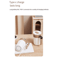 thumbnail image 4 of 400ML Smart Mixing Cup LED Temperature Display Coffee Cup 316 Stainless Steel Magnetic Temperature Coffee Stirring Mug B,1 * 400ML Smart Mixing Cup,White, 4 of 9