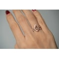 thumbnail image 3 of Gin & Grace 14KT RG Genuine Morganite and Diamond Accent Ring., 3 of 6