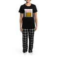 thumbnail image 4 of CafePress - Mahjong Women's Dark Pajamas - Women's Short Sleeve Print T-Shirt and Pants Dark Cotton Pajama Set, 4 of 7