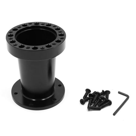 101mm Height Black Metal Steering Wheel Hub Adapter Spacer for Car (Best Wheel Spacer Brand)