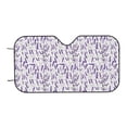 thumbnail image 6 of Lsque Lavender Flowers Car Windshield Sun Shade | Accordion Folding Style Auto Shade for Car Truck SUV Van | Blocks UV Rays Sun Visor Protector | Medium, 6 of 7