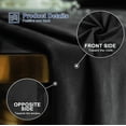 thumbnail image 4 of Cortinas de Terciopelo Brillar Negro 52 * 63 Pulgadas 2 Paneles, 4 of 5