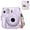 Glittering Purple, variant on Fintie Lightweight Clear Case Fujifilm Instax Mini 12 Instant Camera, Lavender