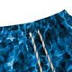thumbnail image 4 of Pantalones cortos de baño para hombre Elásticos con cordones Secado rápido Estampado de moda Pantalones cortos de playa para nadar para hombre ocasionales sueltos Azul oscuro XXL, 4 of 6