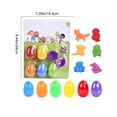 thumbnail image 2 of Prefilled Easter Eggs with Toys,12pc Fillable Easter Eggs and Fake Bug Toys Set Bulk,Colorful Bright Empty Plastic Easter Eggs Basket Stuffers Fillers for Egg Hunt Easters Party Favors Surprise Gift, 2 of 6