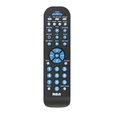 RCA 3 Device Universal Remote - For TV, Satellite TV, DVD Player, VCR, Convertor Box