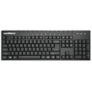 Wetkeys KBWKABS104-BK Pro Full-Size Waterproof Keyboard with 10-Key Number-Pad