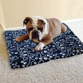 thumbnail image 3 of Thicker Washable Blue Bone Pattern Dog Mat Warm Pet Blanket Cushion Mat Resting Seat, 3 of 8