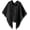 Black, variant on 2025 Lightweight Fringe Triangle Shawl Wrap for Women Solid Color Scarf Cape for All Seasons Cover Up Accessory