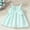 Mint Green, variant on Abtuhar Girls 0 to 9 Months Summer Dress Sleeveless Round Neck Striped Cami Dressfor Newborn Princess Wear