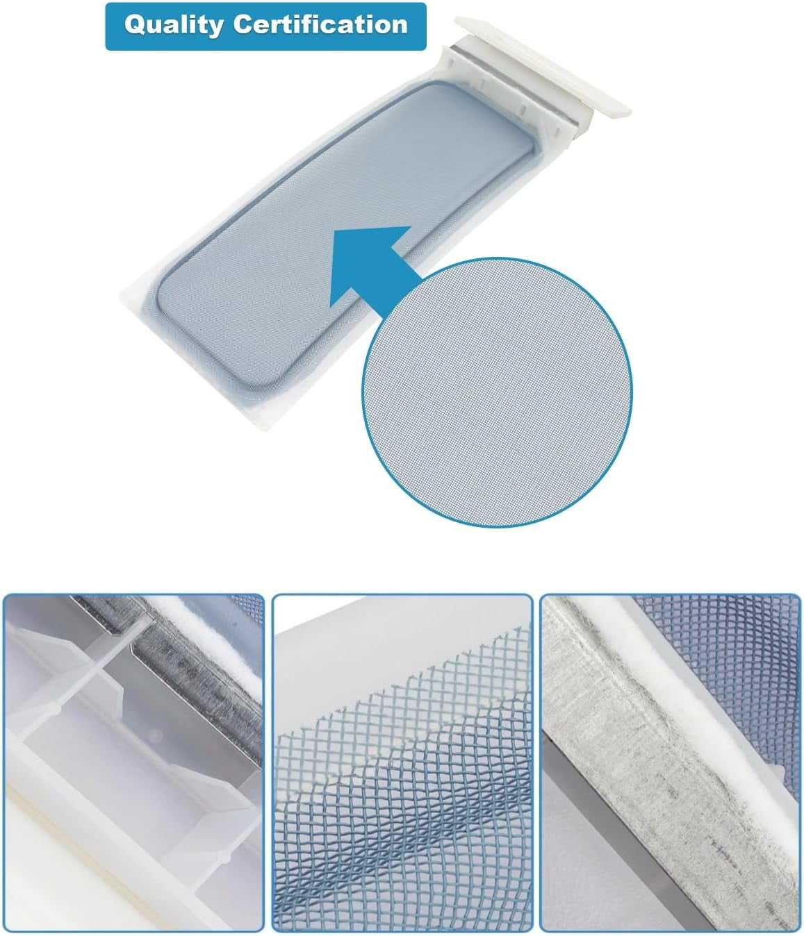 Durable Dryer Lint Screen Filter Replacement, Exact Fit Lint Trap Compatible with W10717210 W11778253 8557882 W10641634