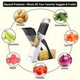 thumbnail image 5 of ONCE FOR ALL Potato Slicer for French Fries & Potato Chips, Vegetable Cutter with Food Pusher, Adjustable 0.1–8mm Thickness, Slice, Julienne, Shred & Dice, 5 of 11