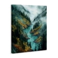 thumbnail image 2 of Stupell Industries Traditional Turquoise Mountain River Bends Canvas Art, 16 x 20, by Franklyn Gregory, 2 of 8