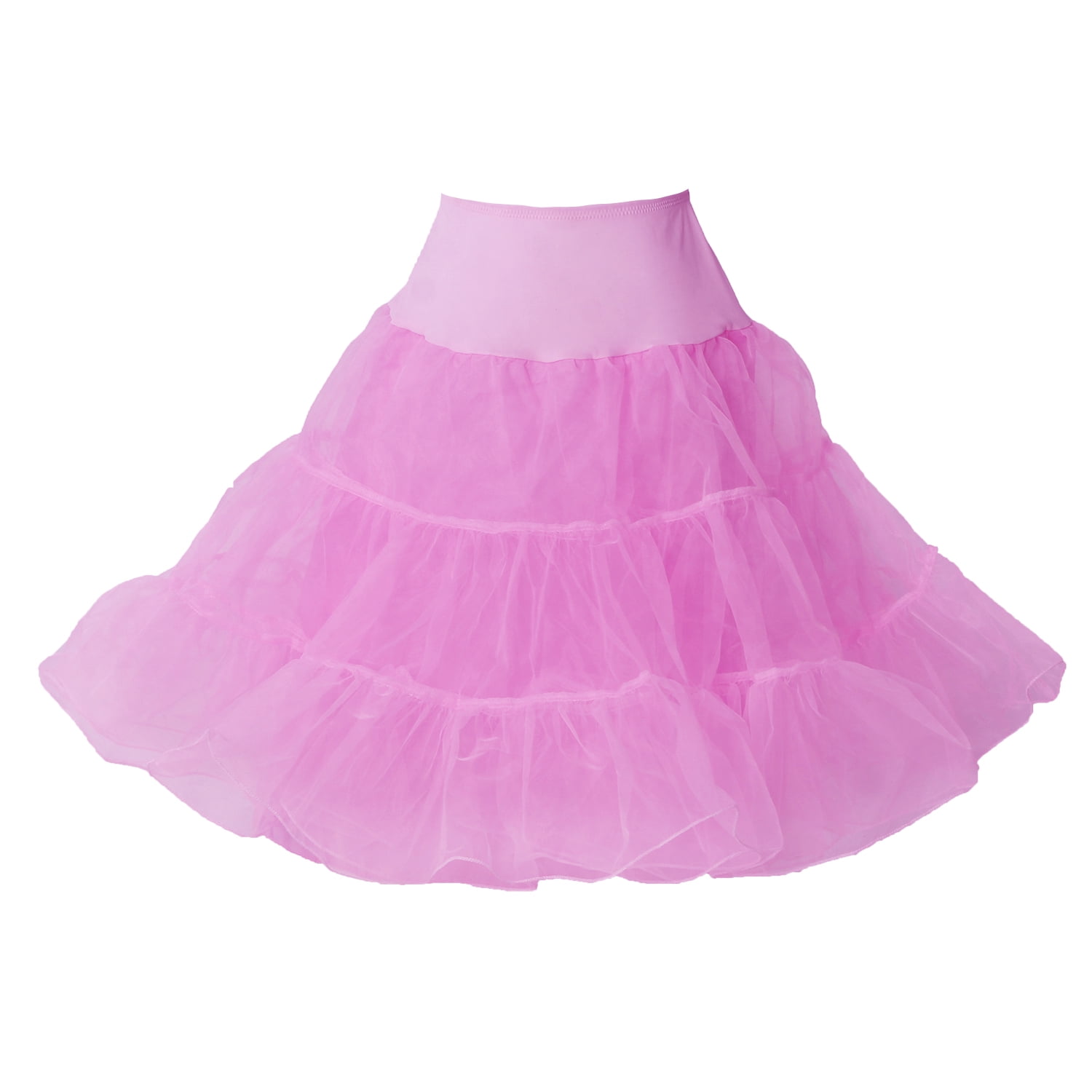 Adult Pink - 50's Crinoline Petticoat Slip for Women - XS/S - Walmart.com