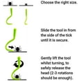thumbnail image 2 of Clearance: - ANTI-TIC ACCESSORIES - Tick Tweezers Tick Remover Hooks Remove Bee Ticks Injection from Skin for Humans and Other Animals Cats Dogs Horses Bulls Cows Sheep, 2 of 5