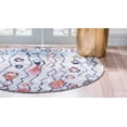 thumbnail image 3 of Rugs.com Morocco Collection Rug – 7 Ft Round Multi High-Pile Rug Perfect For Kitchens, Dining Rooms, 3 of 9