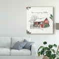thumbnail image 3 of Trademark Fine Art 'Holiday on the Farm IV Merry Christmas' Canvas Art by Anne Tavoletti, 3 of 4