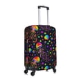 thumbnail image 3 of Bixox Washable Rainbow Jellyfishes Printed Luggage Cover, Fashion Suitcase Protector Fits for Small luggage, 3 of 8