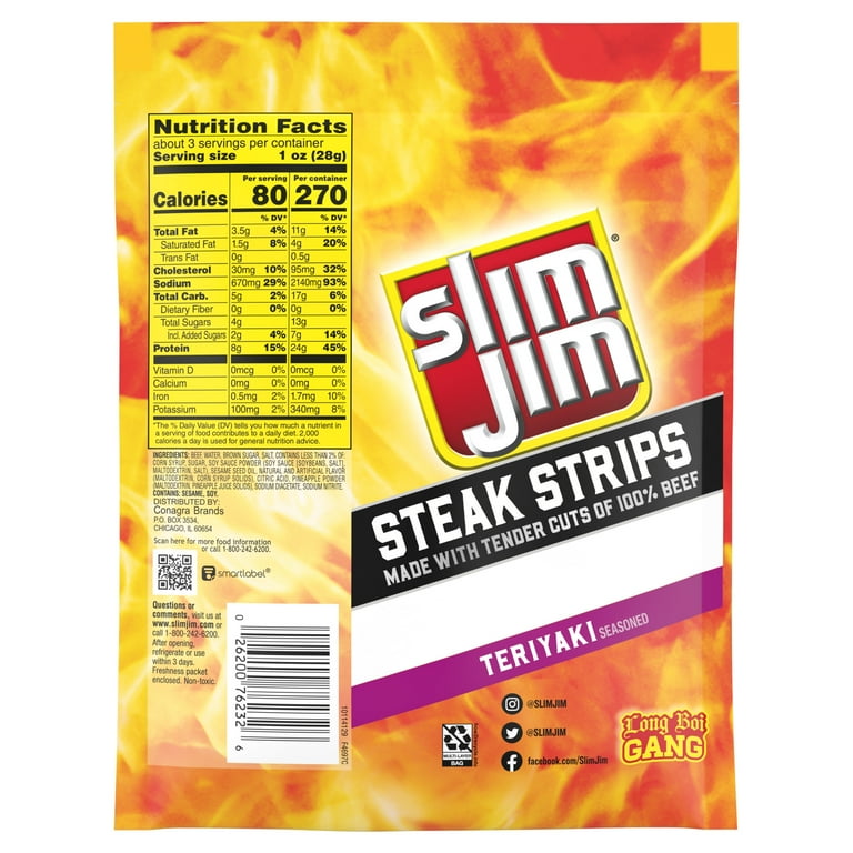 Slim Jim Beef Jerky